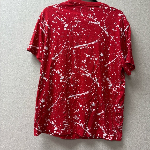 Super Mario Bros T-Shirt. XL. Excellent Condition. Red with White Splatters. - Picture 6 of 6
